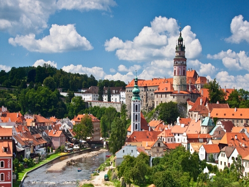 체스키크롬로프 시가지 전경