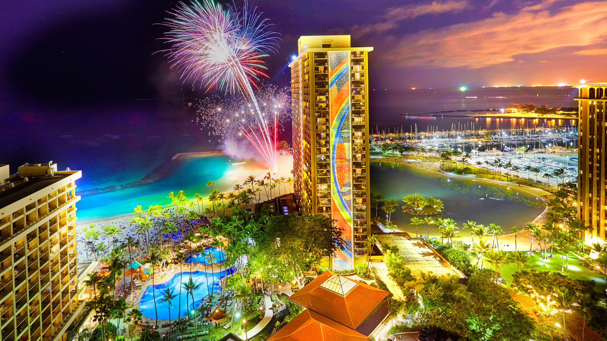 힐튼하와이안빌리지 외관1